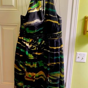 100% silk cocktail dress